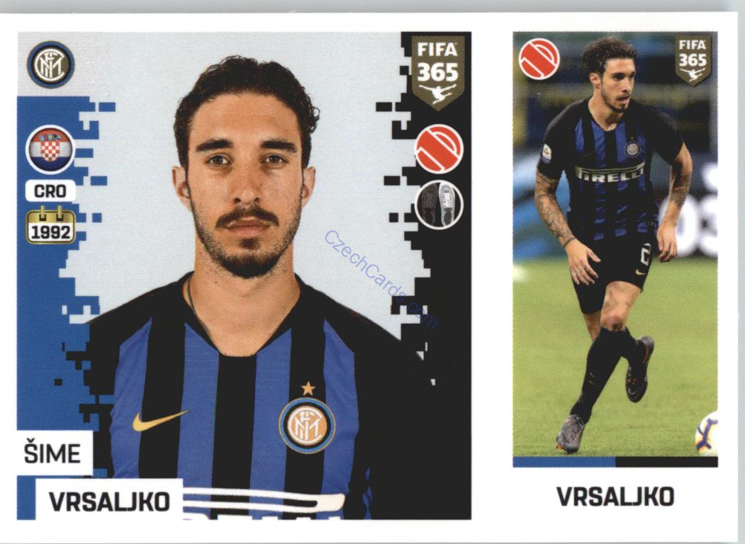 Šime Vrsaljko 2019 Panini FIFA 365 #190