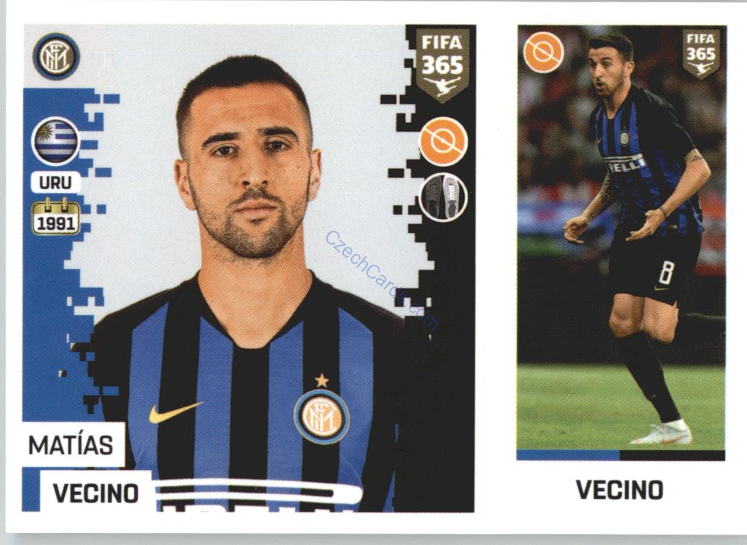 Matías Vecino 2019 Panini FIFA 365 #193