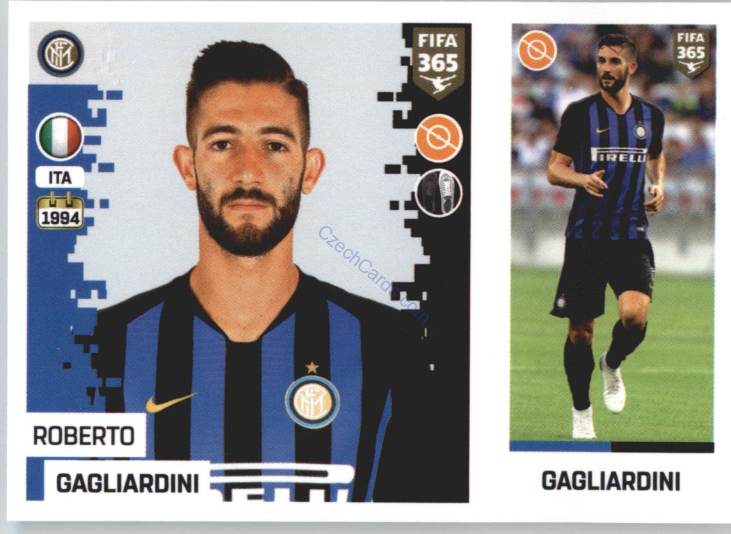Roberto Gagliardini 2019 Panini FIFA 365 #194