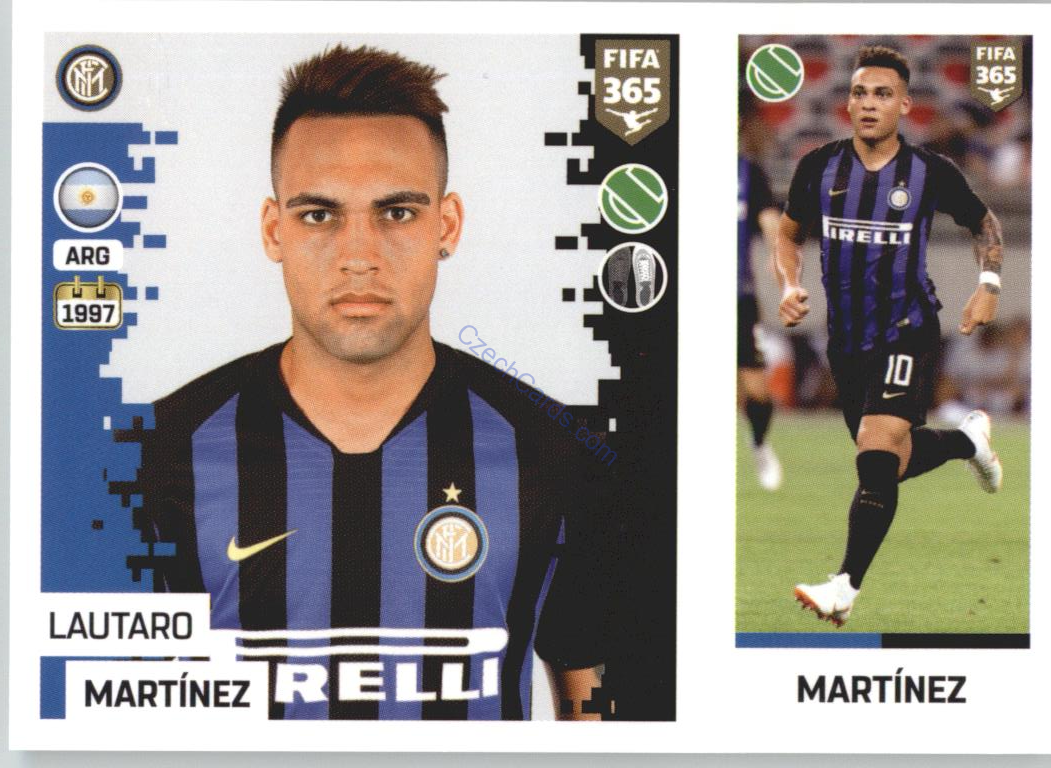 Lautaro Martínez 2019 Panini FIFA 365  #199