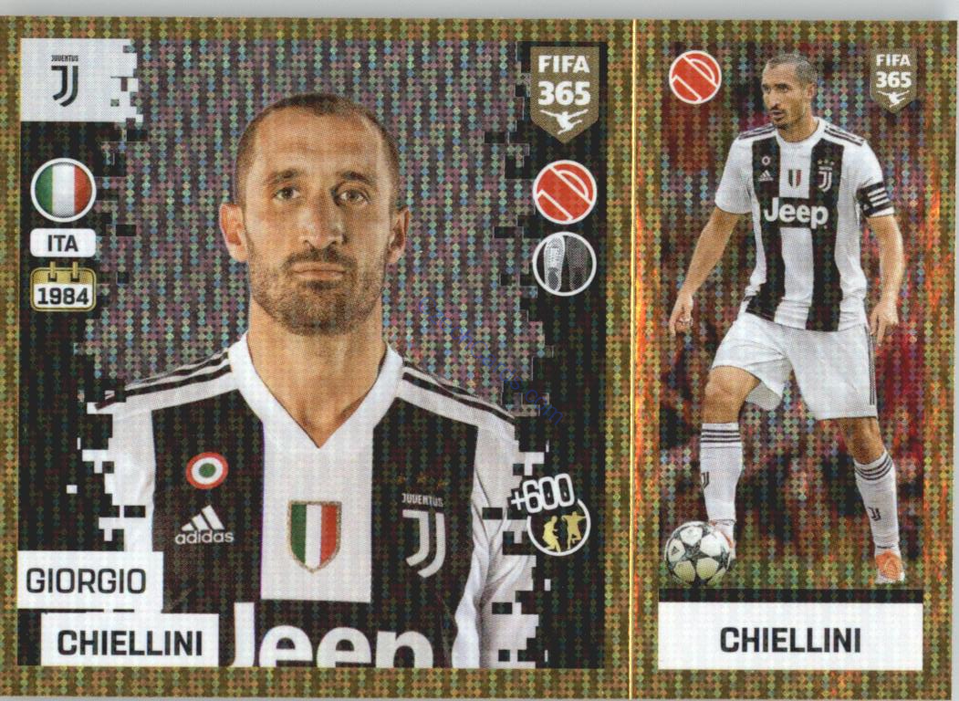 Giorgio Chiellini 2019 Panini FIFA 365 Gold #203
