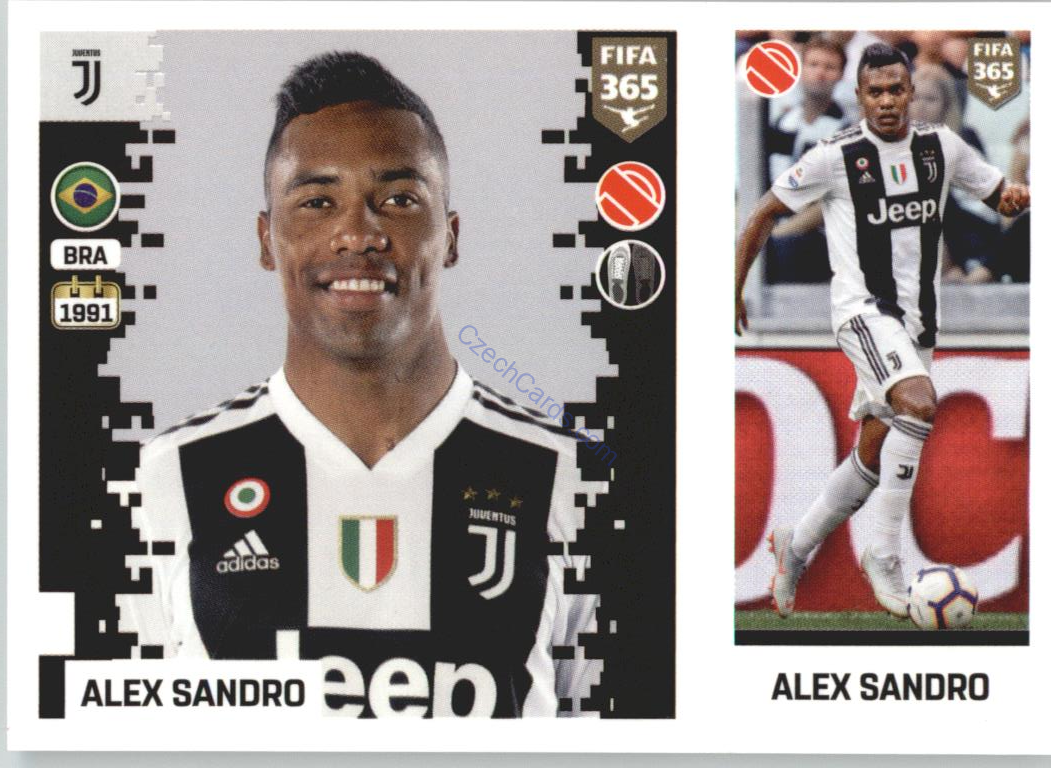 Alex Sandro 2019 Panini FIFA 365 #206
