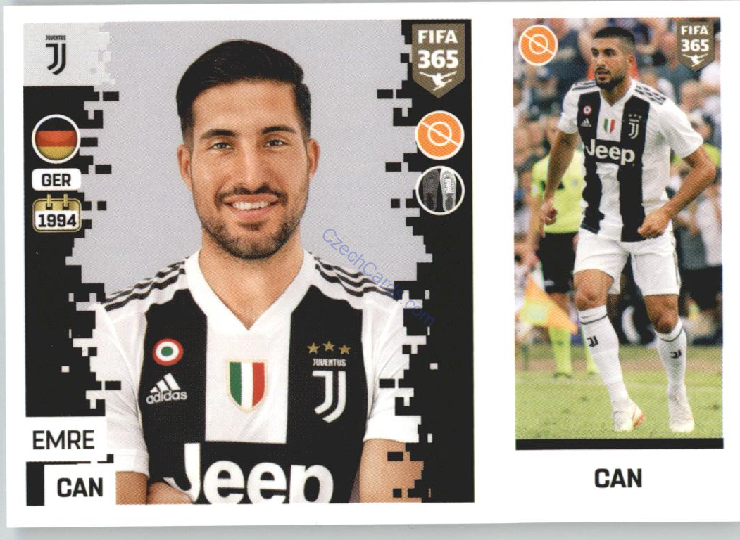 Emre Can 2019 Panini FIFA 365 #207