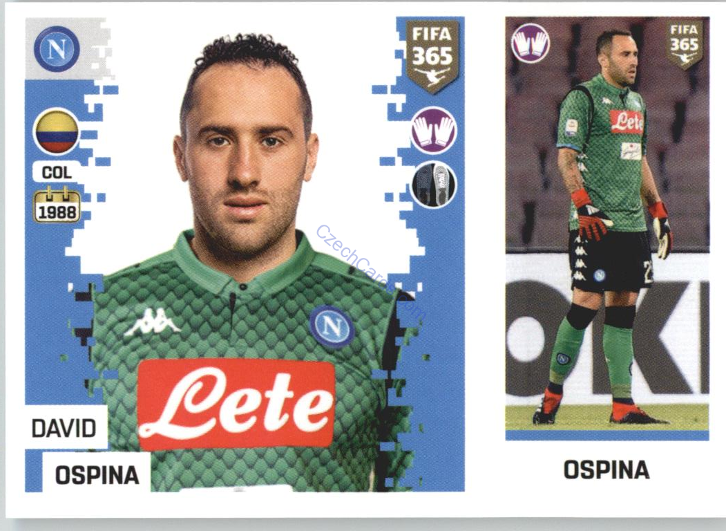 David Ospina 2019 Panini FIFA 365 #218