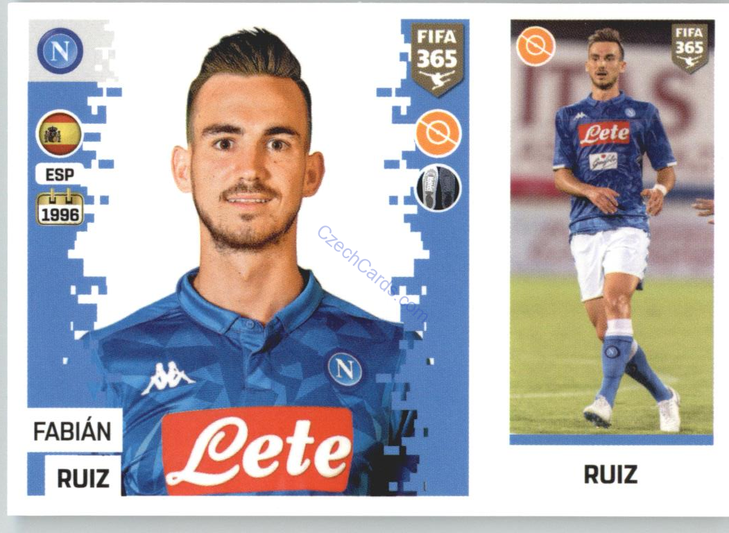Fabián Ruiz 2019 Panini FIFA 365 #226