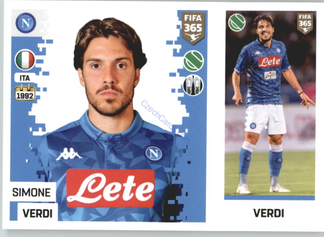 Simone Verdi 2019 Panini FIFA 365 Gold #229