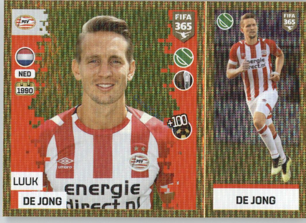Luuk De Jong 2019 Panini FIFA 365 Gold #246