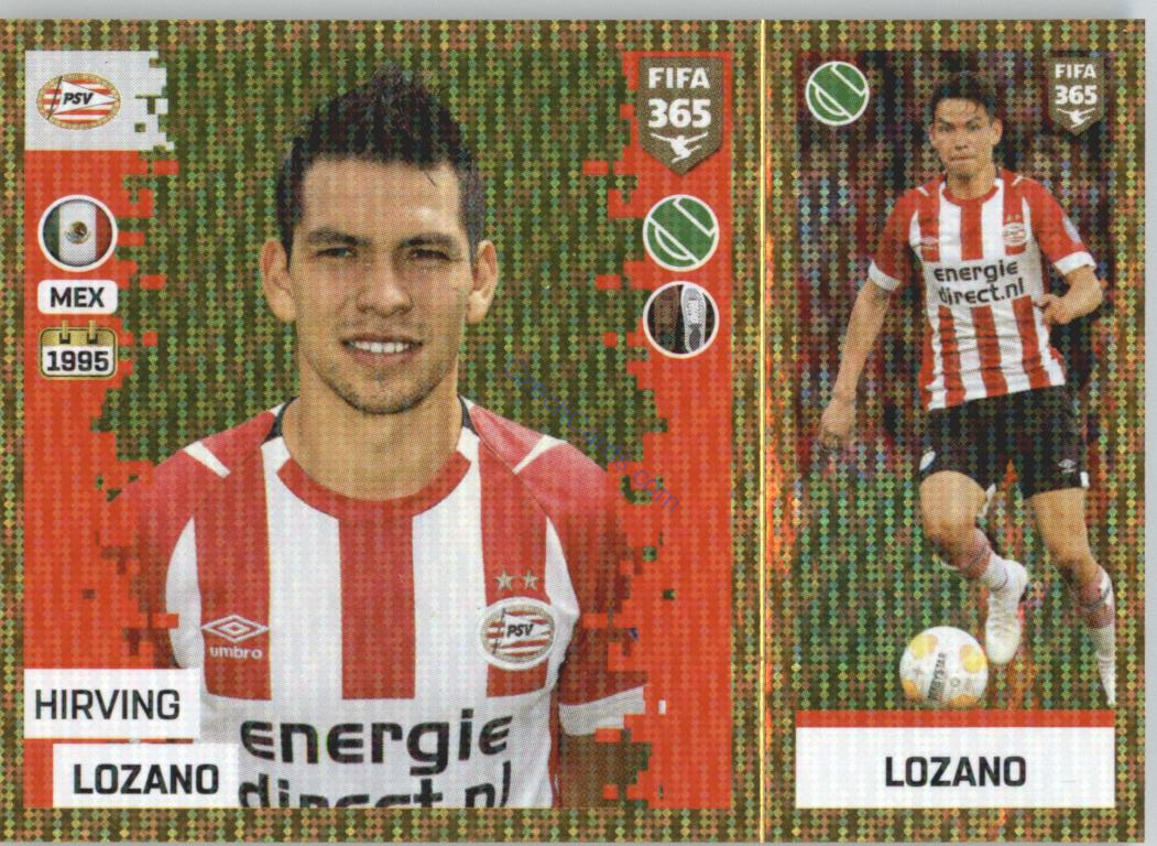 Hirving Lozano 2019 Panini FIFA 365 Gold #247