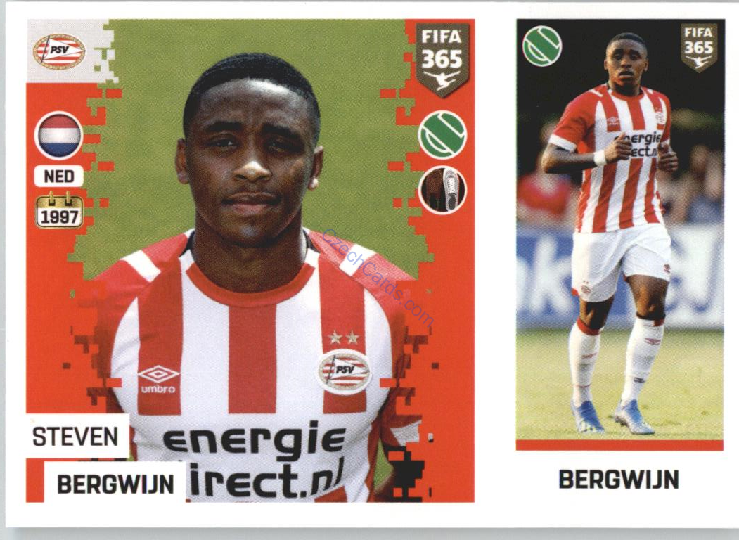 Steven Bergwijn 2019 Panini FIFA 365 #248