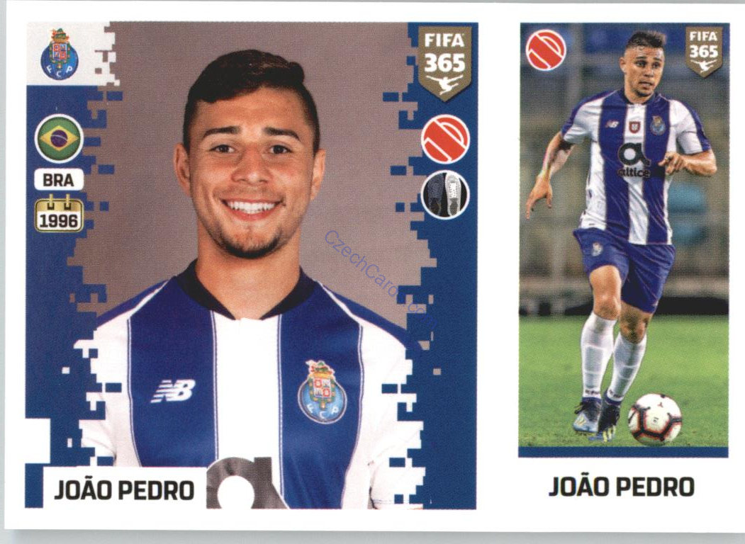João Pedro 2019 Panini FIFA 365 #254