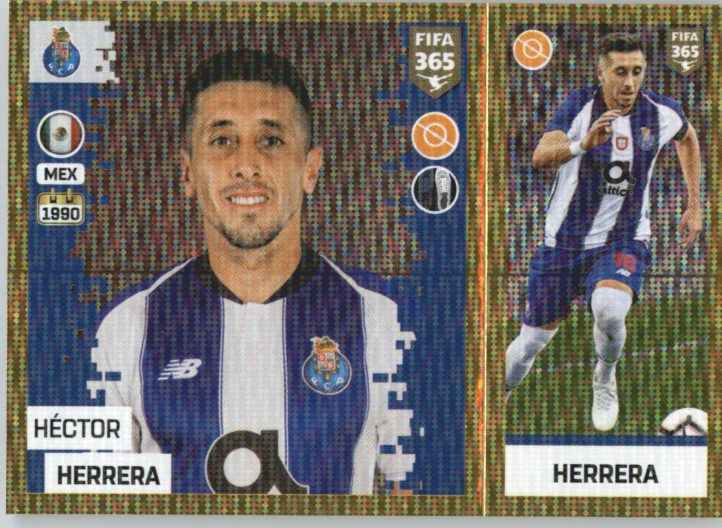 Héctor Herrera 2019 Panini FIFA 365 Gold #258