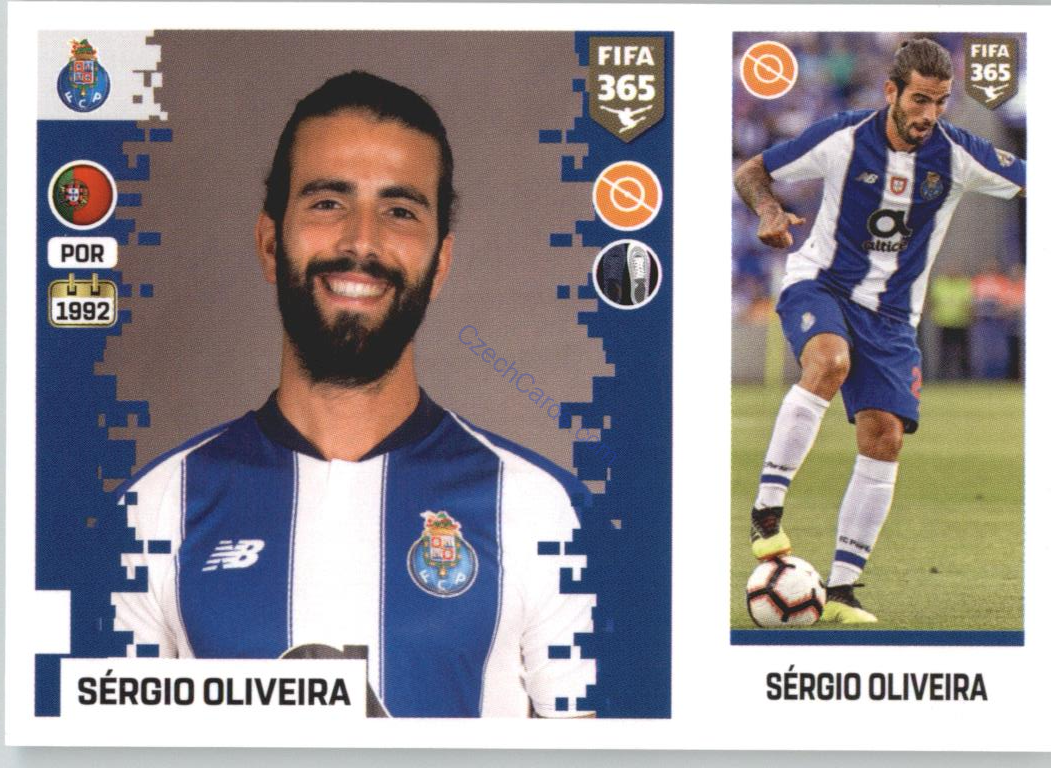 Sérgio Oliveira 2019 Panini FIFA 365 #260