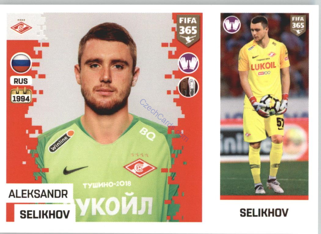 Aleksandr Selikhov 2019 Panini FIFA 365 #266