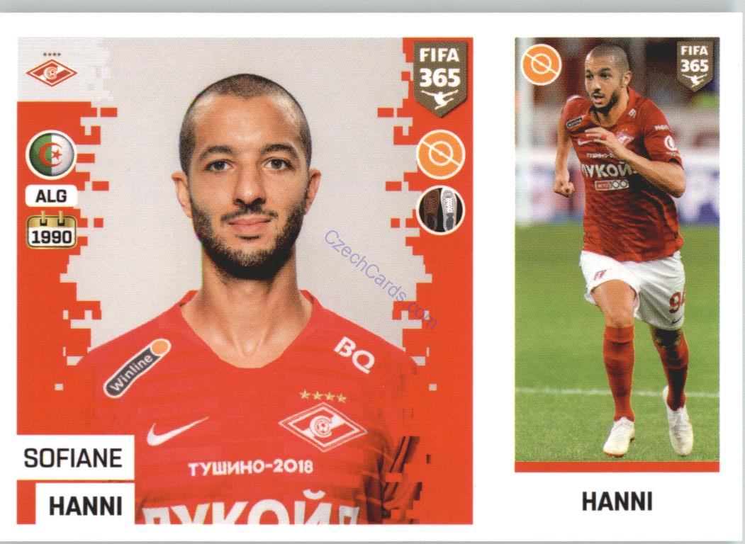 Sofiane Hanni 2019 Panini FIFA 365 #273