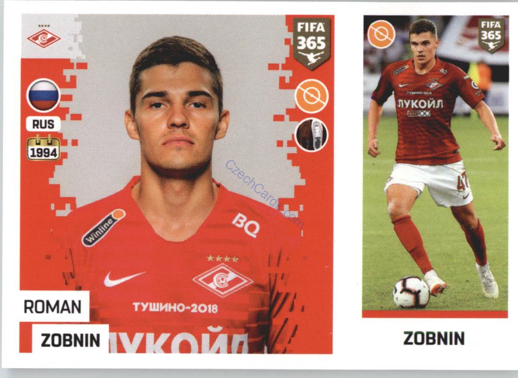 Roman Zobnin 2019 Panini FIFA 365 #276