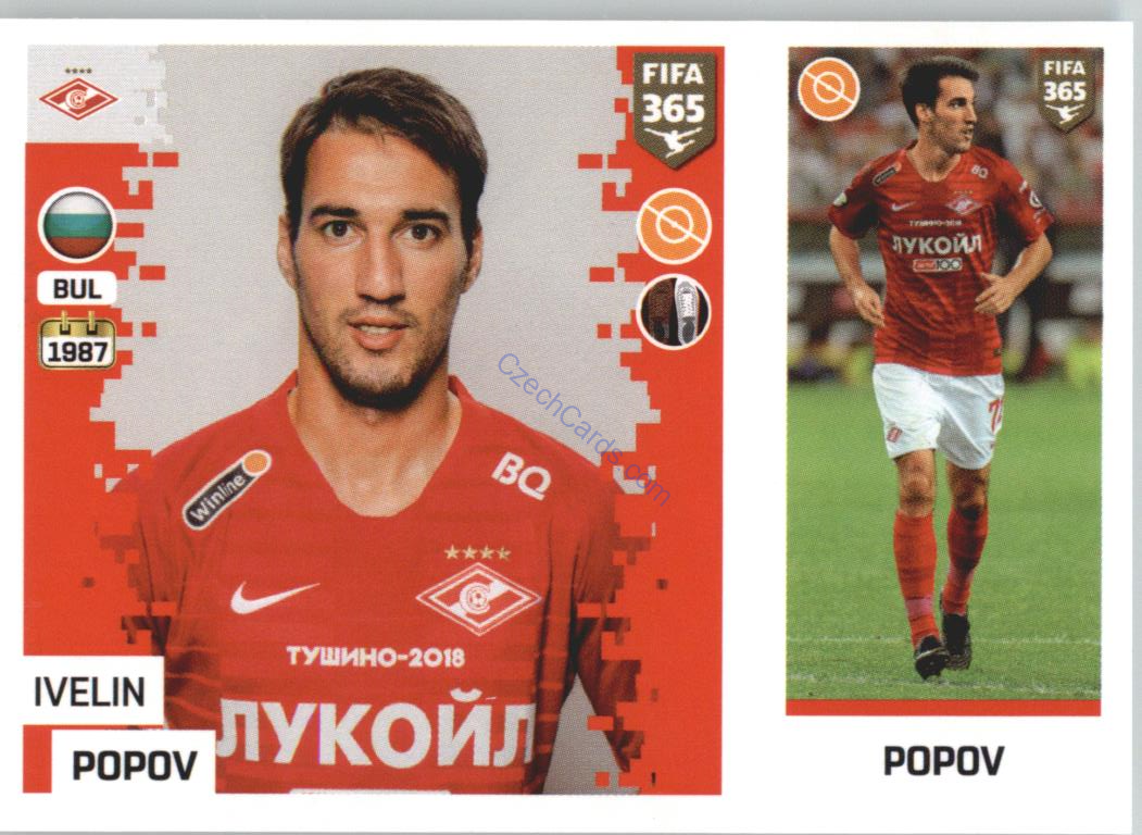 Ivelin Popov 2019 Panini FIFA 365 #279