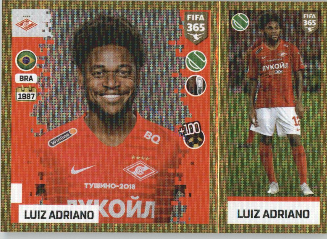 Luiz Adriano 2019 Panini FIFA 365 Gold #281