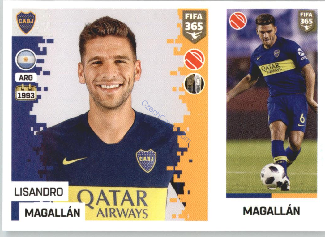 Lisandro Magallán 2019 Panini FIFA 365 #284