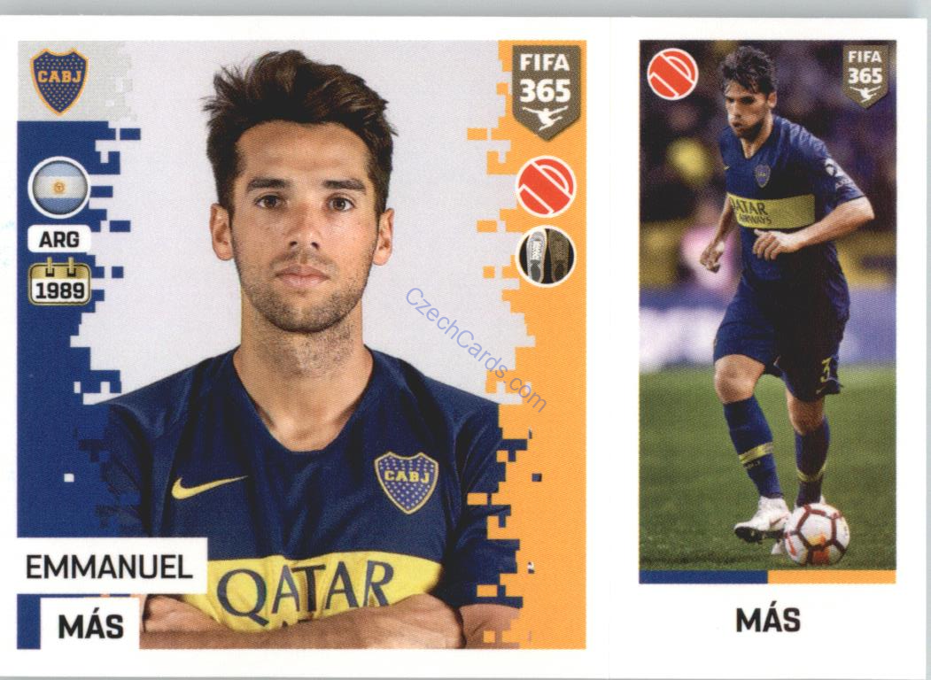 Emmanuel Más 2019 Panini FIFA 365 #285