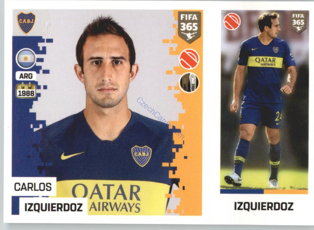Carlos Izquierdoz 2019 Panini FIFA 365 #286