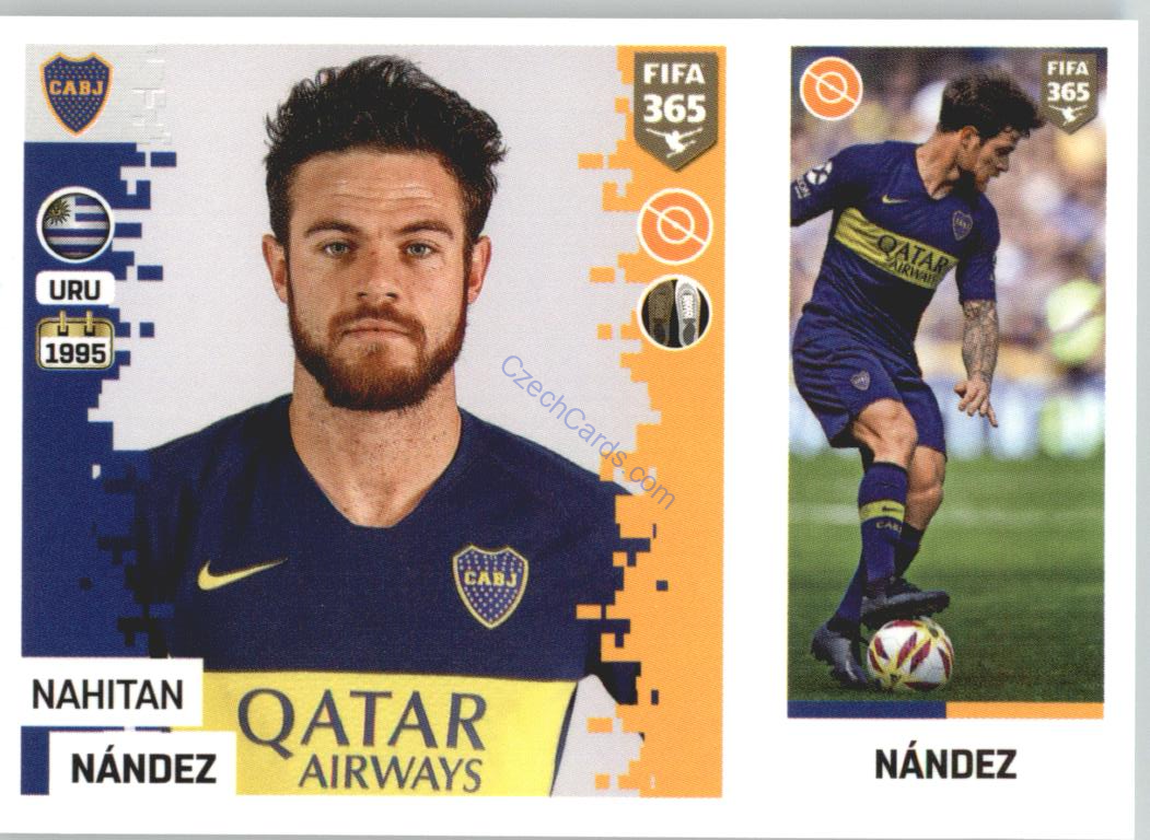 Nahitan Nández 2019 Panini FIFA 365 #291