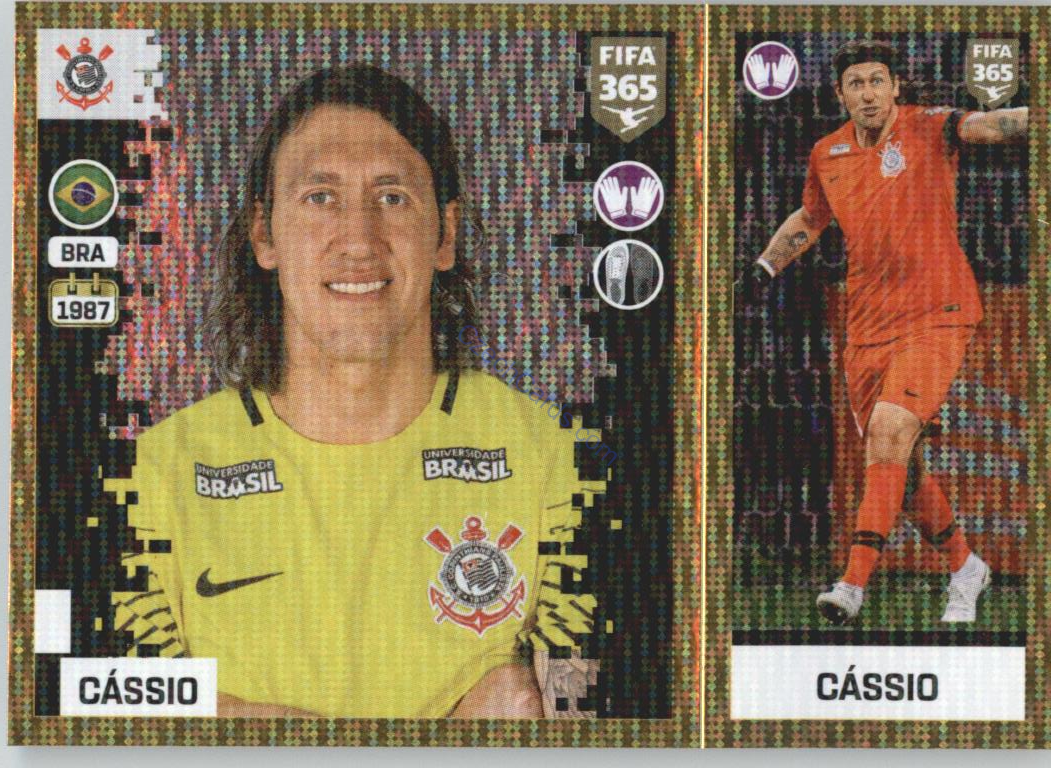 Cássio 2019 Panini FIFA 365 Gold #298
