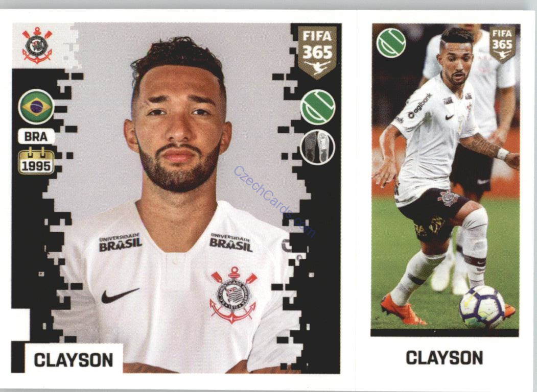 Clayson 2019 Panini FIFA 365 #312