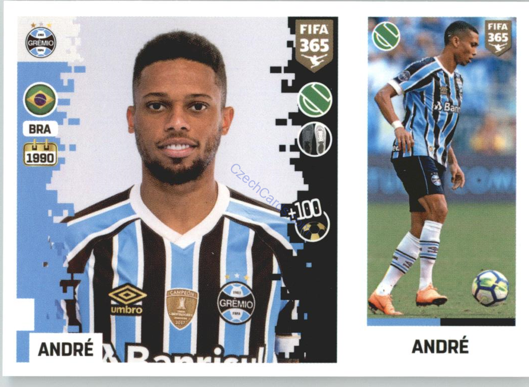 André 2019 Panini FIFA 365 #329