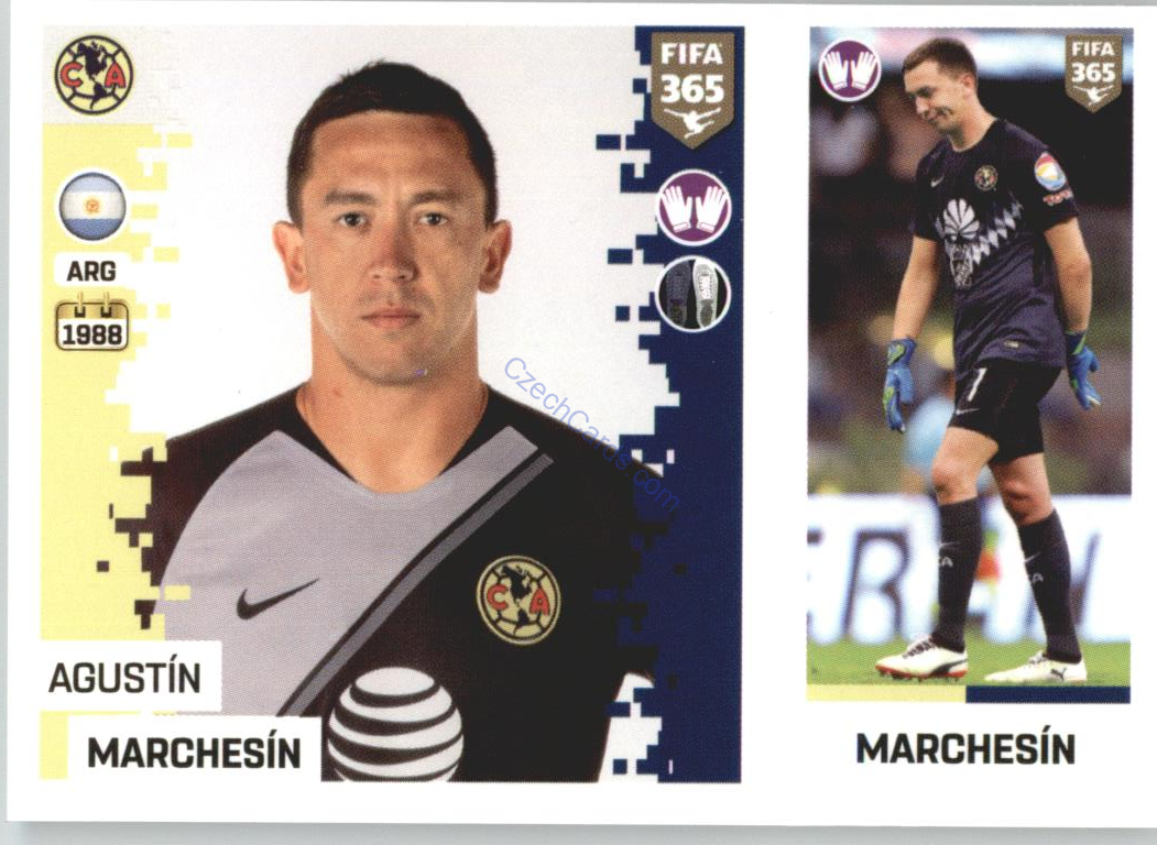 Agustín Marchesín 2019 Panini FIFA 365 #346