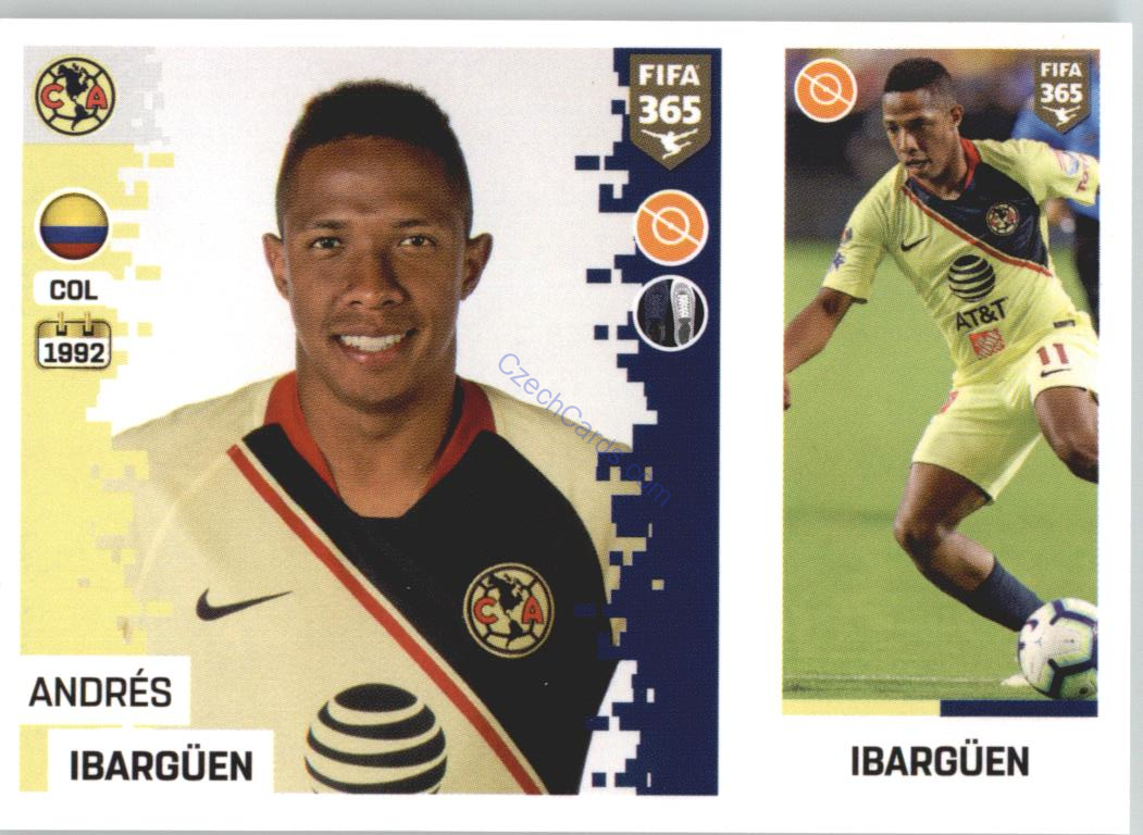 Andrés Ibargüen 2019 Panini FIFA 365 #355