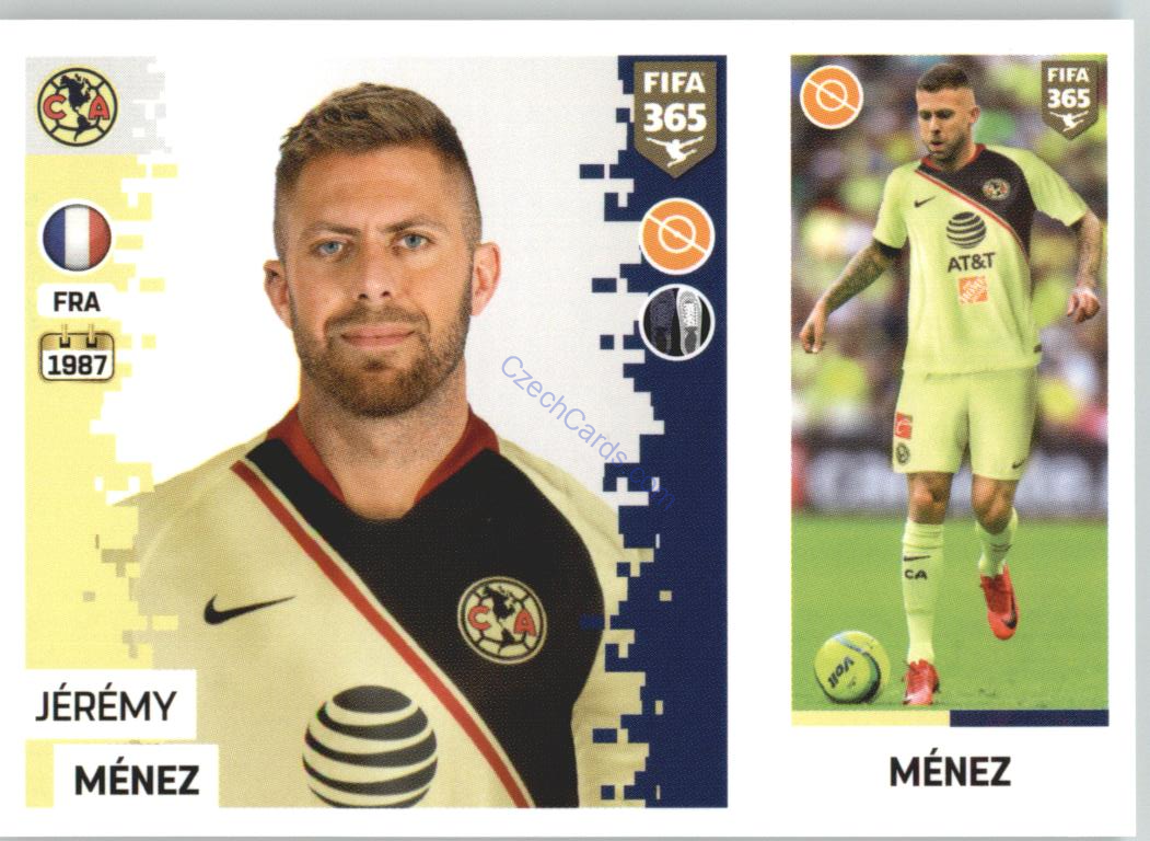 Jérémy Ménez 2019 Panini FIFA 365 #357