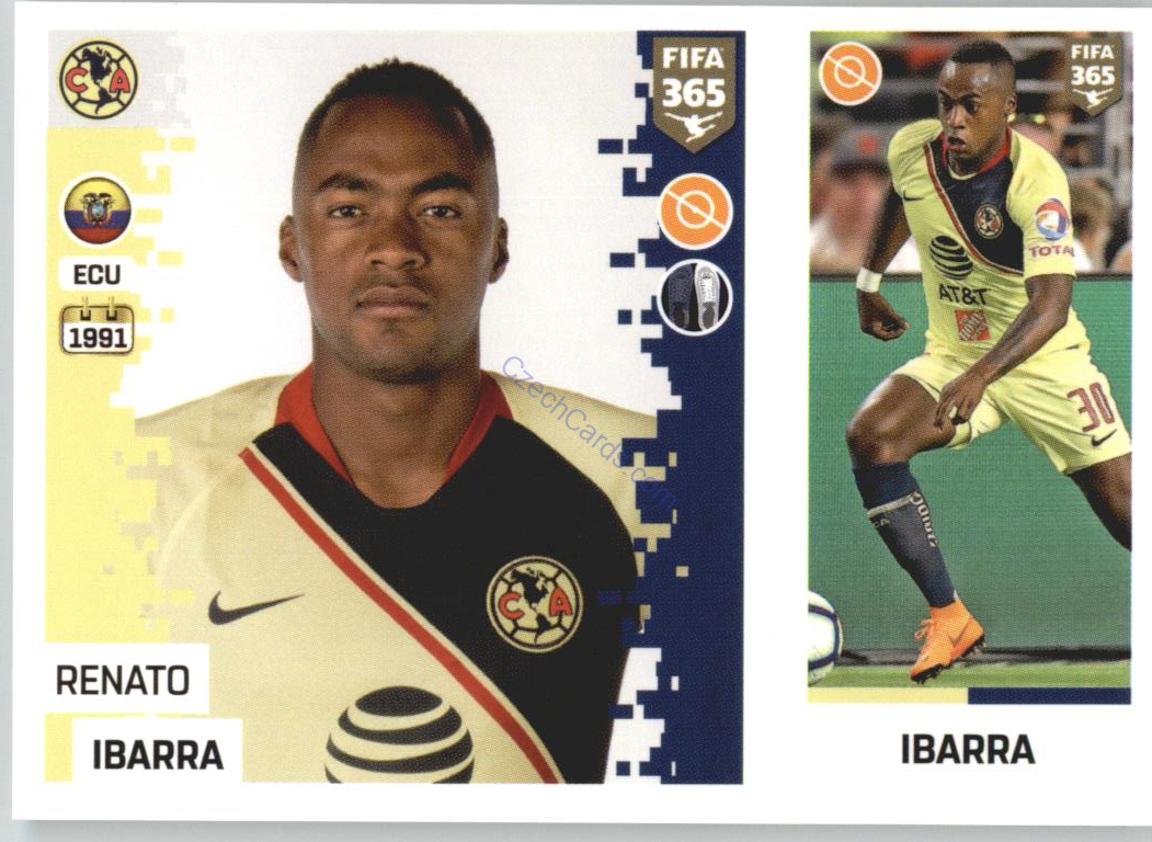 Renato Ibarra 2019 Panini FIFA 365 #358