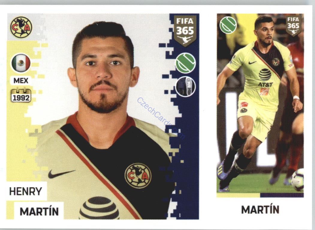 Henry Martín 2019 Panini FIFA 365 #359