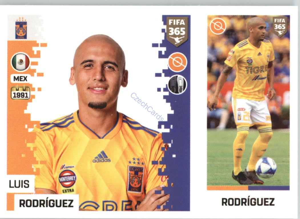 Luis Rodríguez 2019 Panini FIFA 365 #367