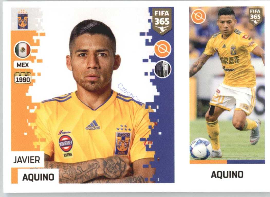 Javier Aquino 2019 Panini FIFA 365 #370