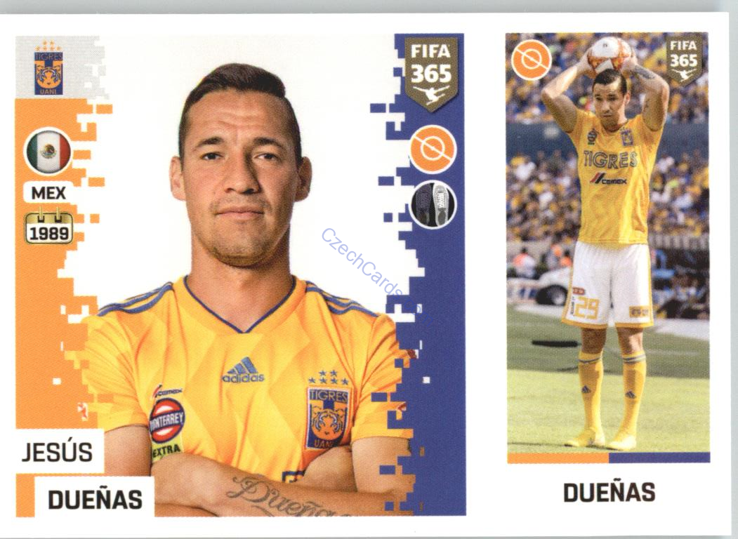 Jesús Dueñas 2019 Panini FIFA 365 #371