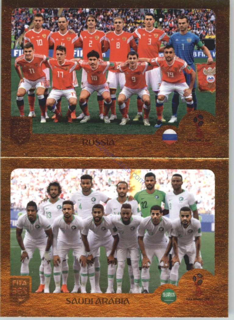 Russia / Saudi Arabia 2019 Panini FIFA 365 Gold #378