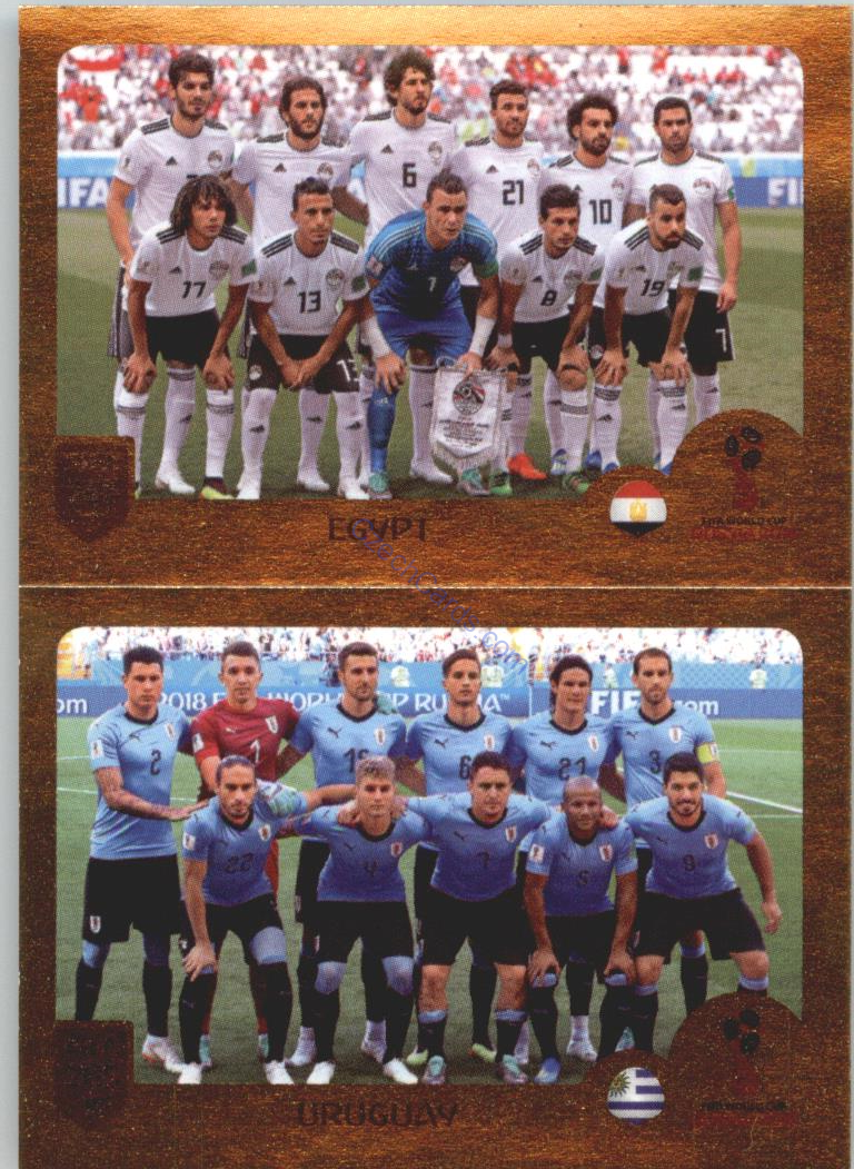 Egypt / Uruguay 2019 Panini FIFA 365 Gold #379