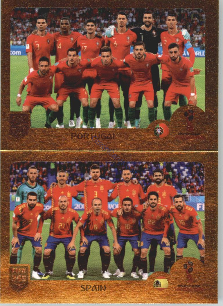 Portugal / Spain 2019 Panini FIFA 365 Gold #380