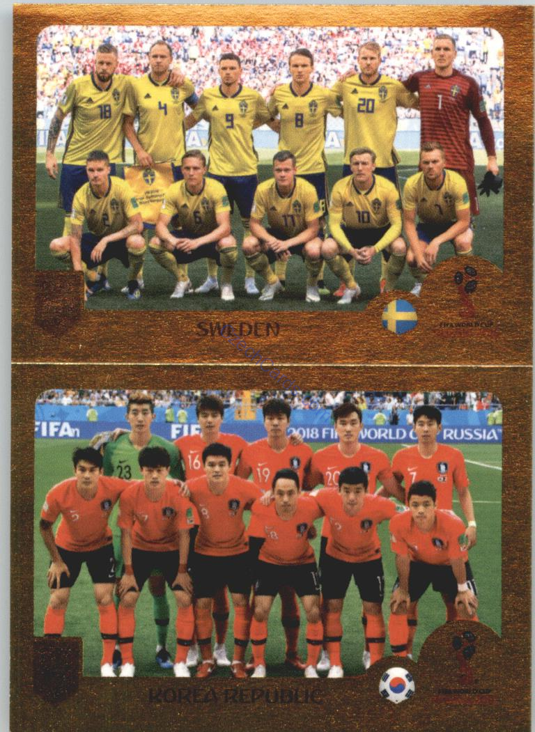 Sweden / Korea Republic 2019 Panini FIFA 365 Gold #389