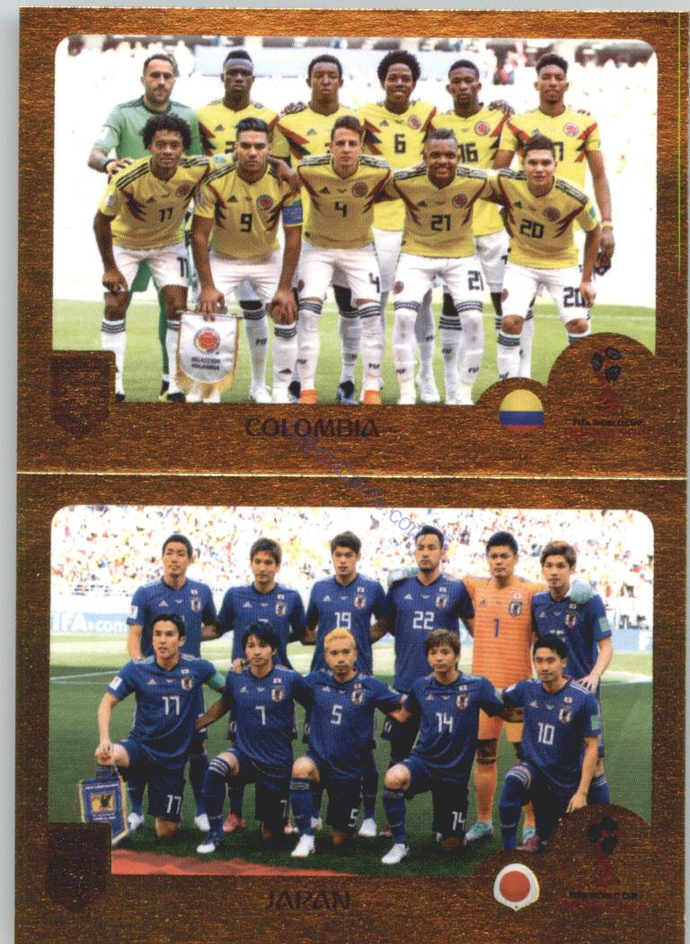 Colombia / Japan 2019 Panini FIFA 365 Gold #393