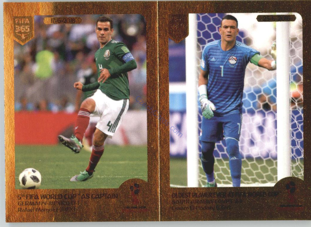 Rafael Márquez / Essam El Hadary 2019 Panini FIFA 365 Gold #396