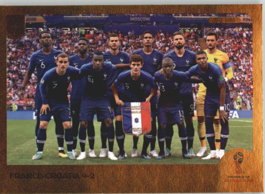 France Final 2019 Panini FIFA 365 Gold #397