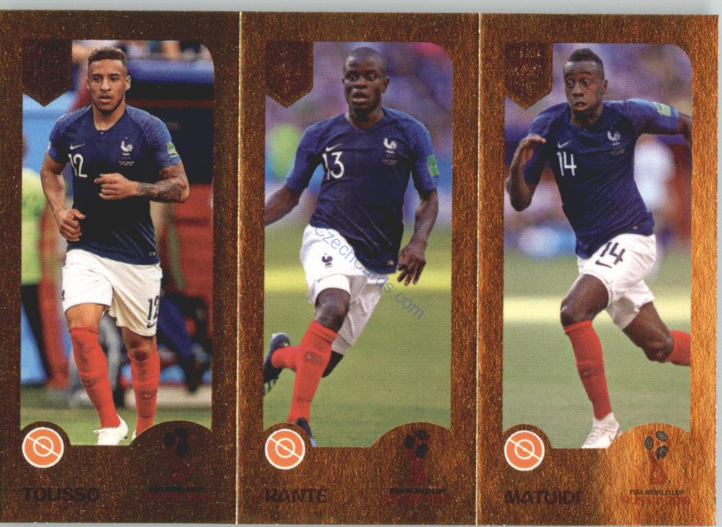 Tolisso / Kanté / Matuidi 2019 Panini FIFA 365 Gold #408