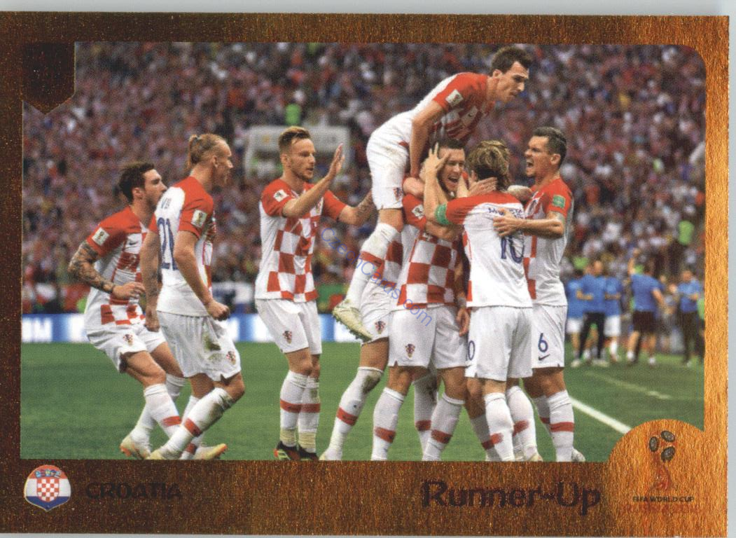 Croatia Runner-Up 2019 Panini FIFA 365 Gold #412