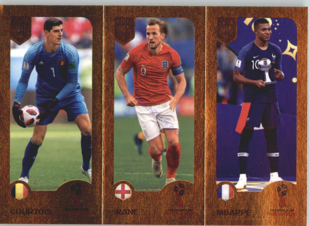 Courtois / Harry Kane / Mbappé 2019 Panini FIFA 365 Gold #415