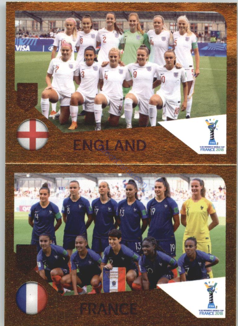 France / England 2019 Panini FIFA 365 Gold #421