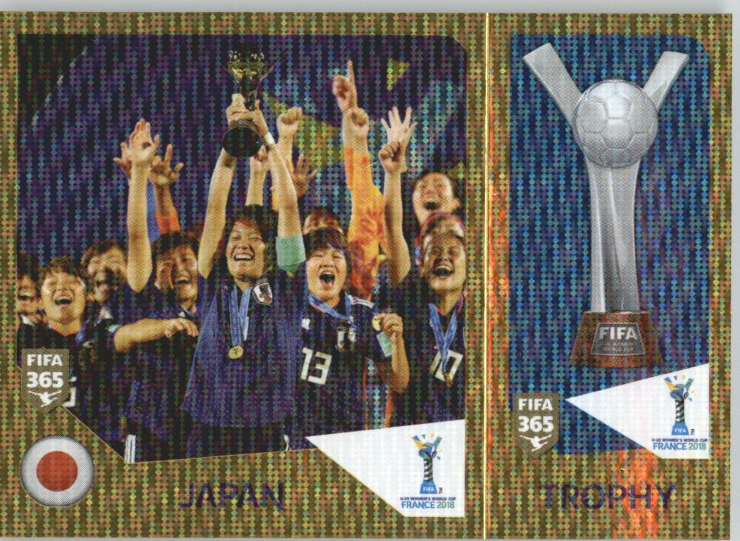 Japan / Trophy 2019 Panini FIFA 365 Gold #423