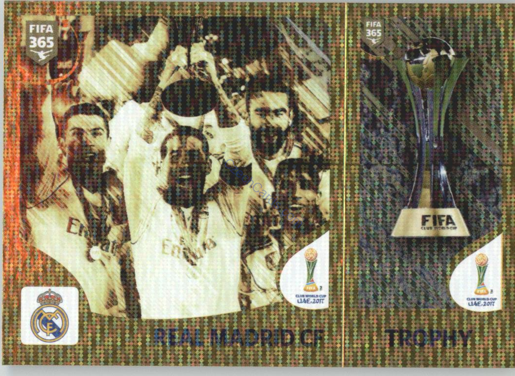Real Madrid CF / Trophy 2019 Panini FIFA 365 Gold #428