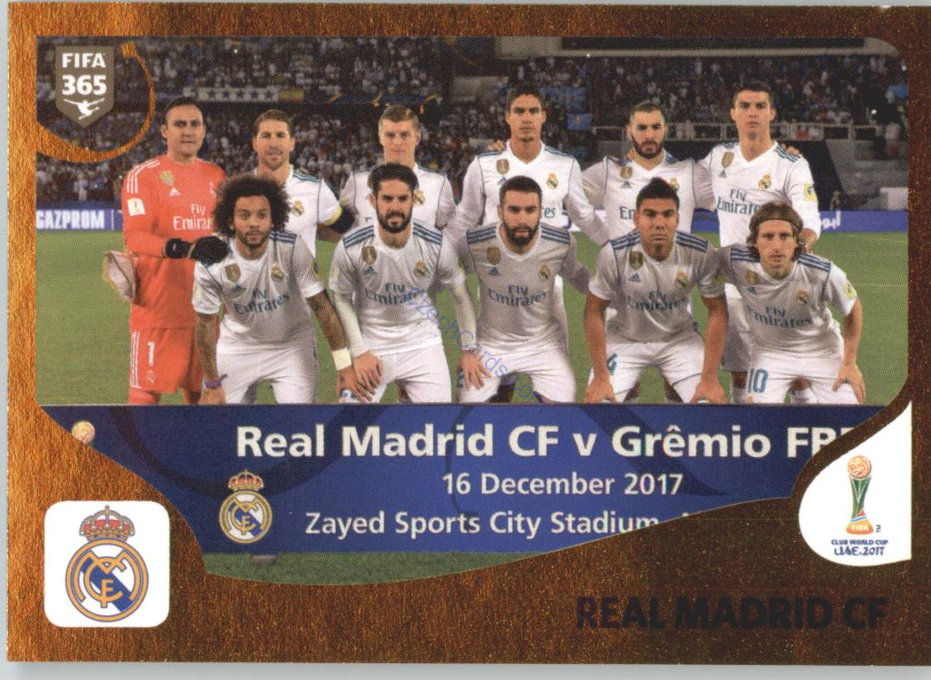 Real Madrid CF 2019 Panini FIFA 365 Gold #435